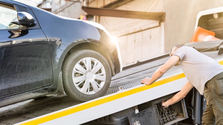 photo of emergency towing